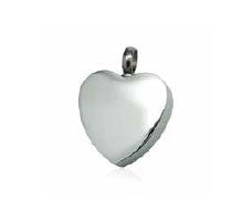 Silver or Gold Flat Heart